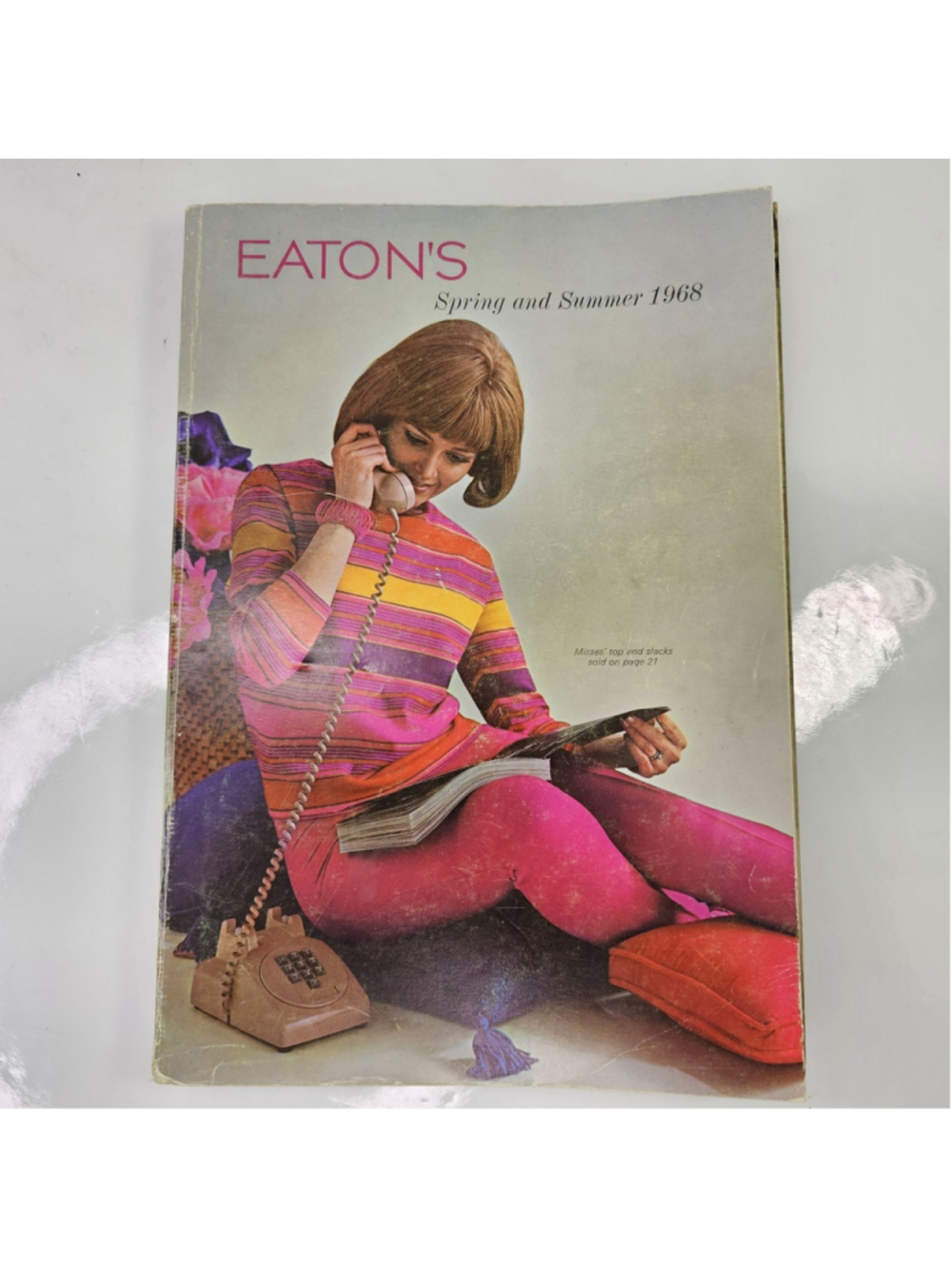 Vintage Eaton’s Spring Summer 1968 Catalogue Groovy Mod Fashion Vivid Color...